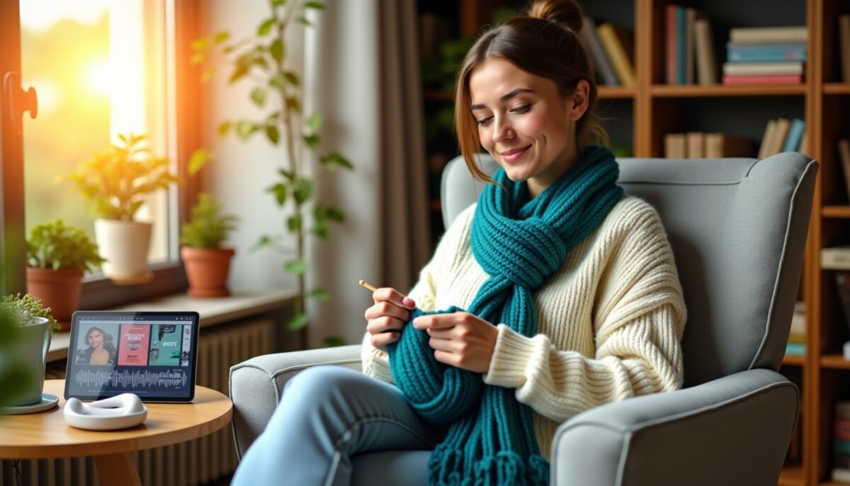 Top des podcasts francophones incontournables pour les passionnés de tricot